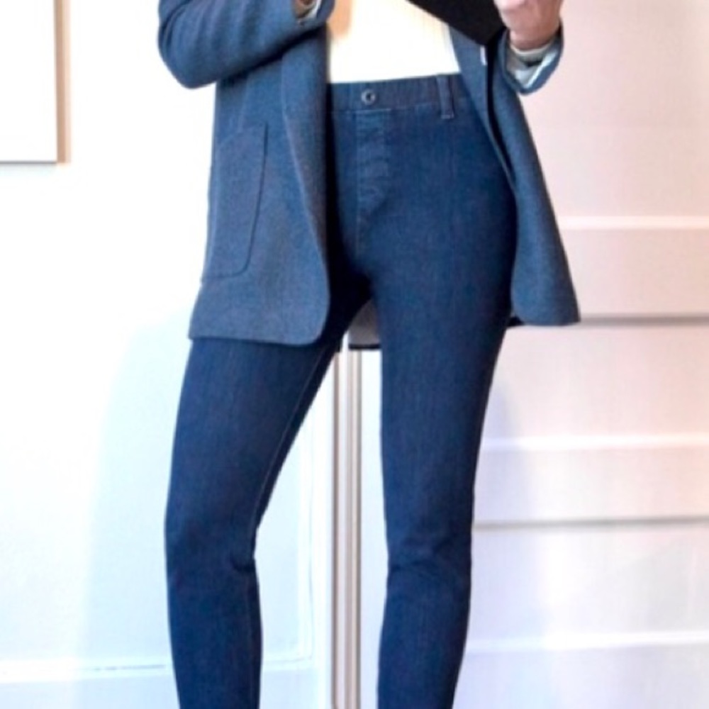 Betabrand Cropped Skinny Yoga Jeans Short Petite